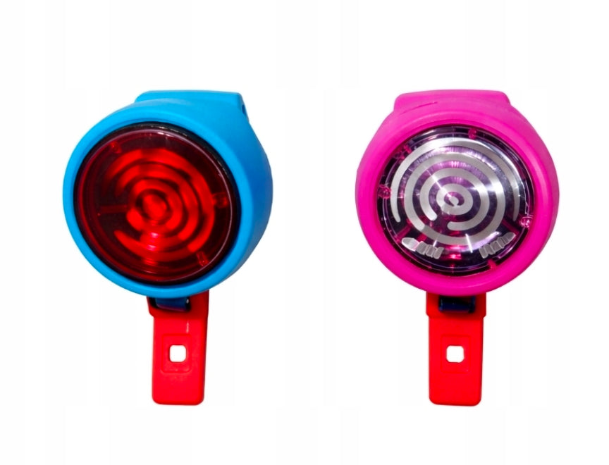 Crivit silicone LED bike lights (white & red) – 2-piece set