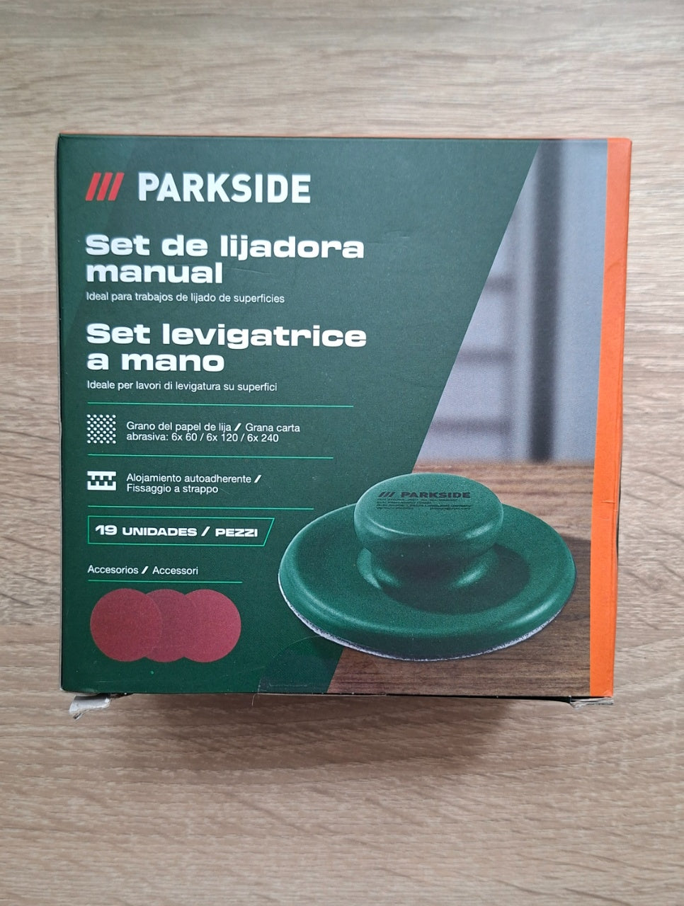 Parkside® hand sander set 19 pieces