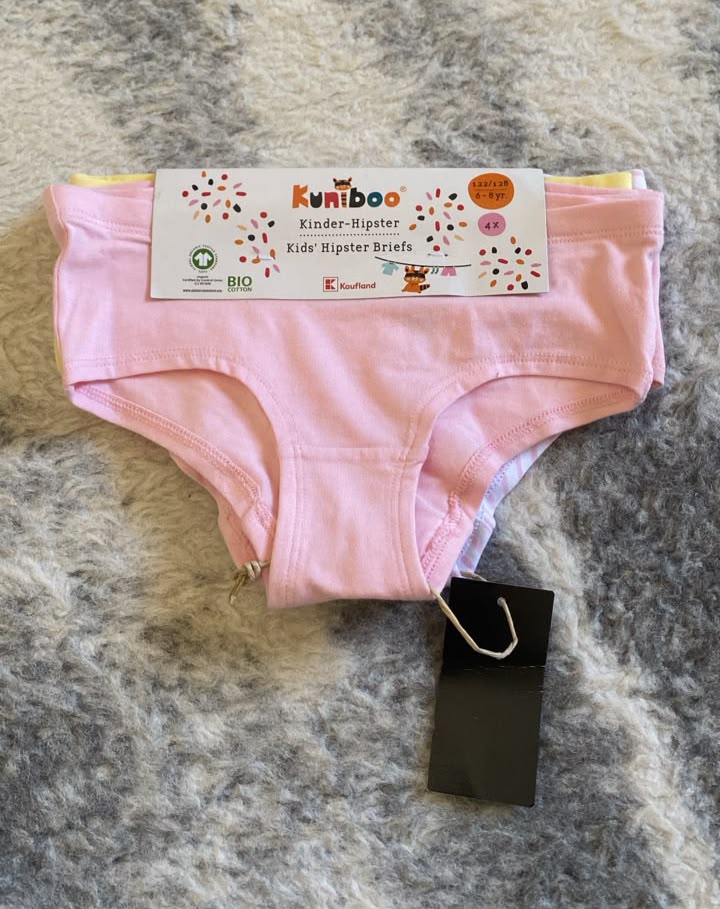 KUNIBOO Girls’ Hispters Set, 4 pcs