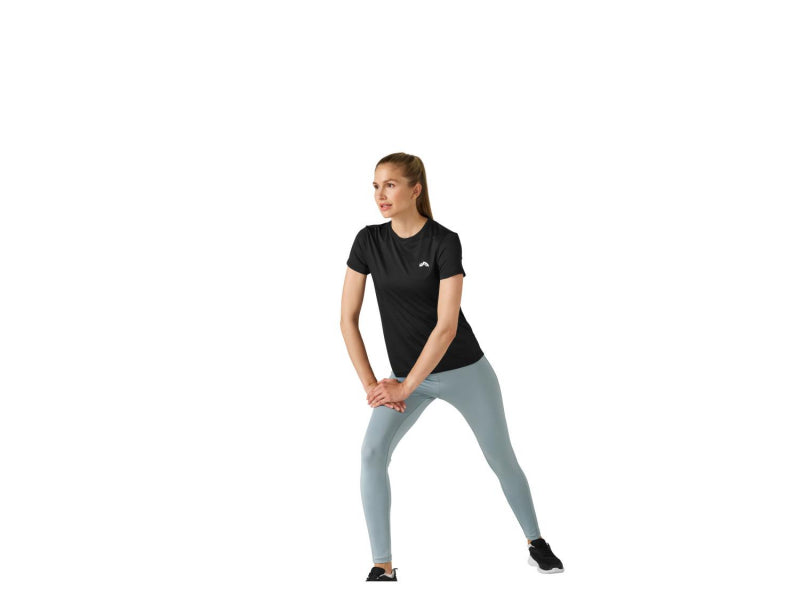 Crivit® Ladie's short sleeve sports top (black)