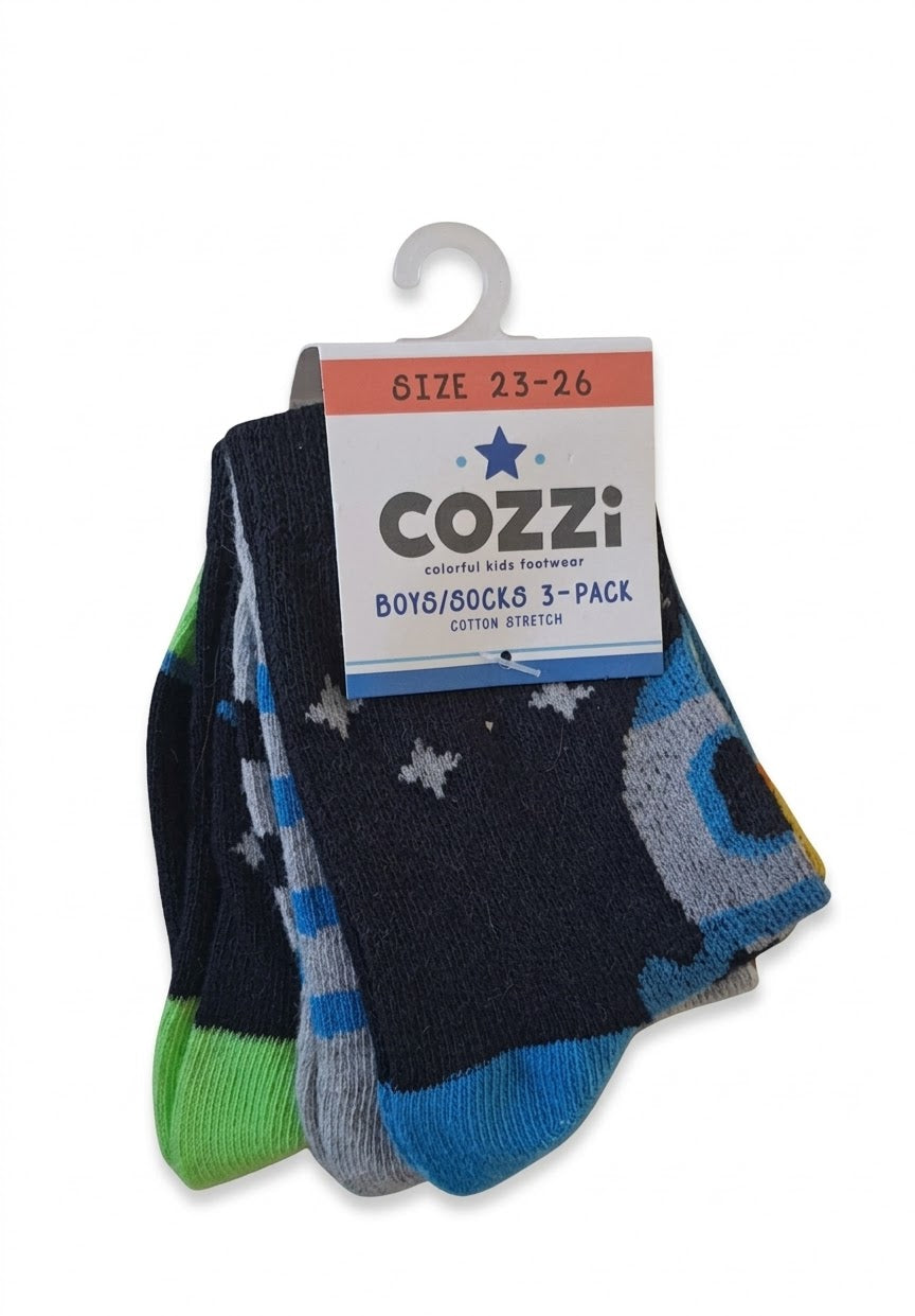 Cozzi| boys socks (3-pack)