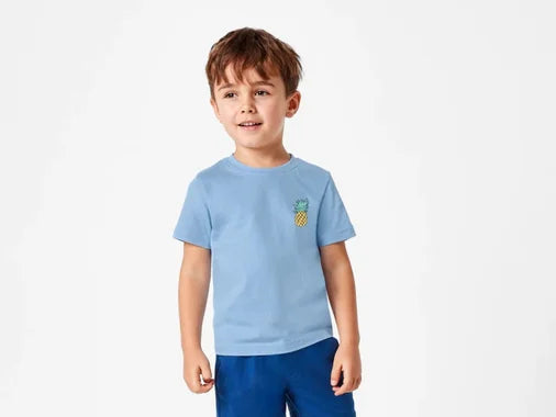 LUPILU Cotton T-Shirt for boys, blue