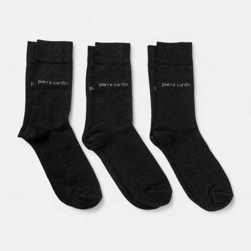 Pierre cardin men socks set of 3 (Grey)