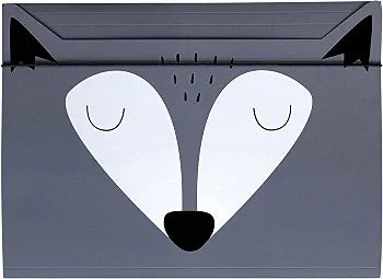 Interdruk Elastic Folder A4 - Sturdy Cardboard - Soft-Touch Feel - Printed Inside and Outside - Funny Shape for Kids