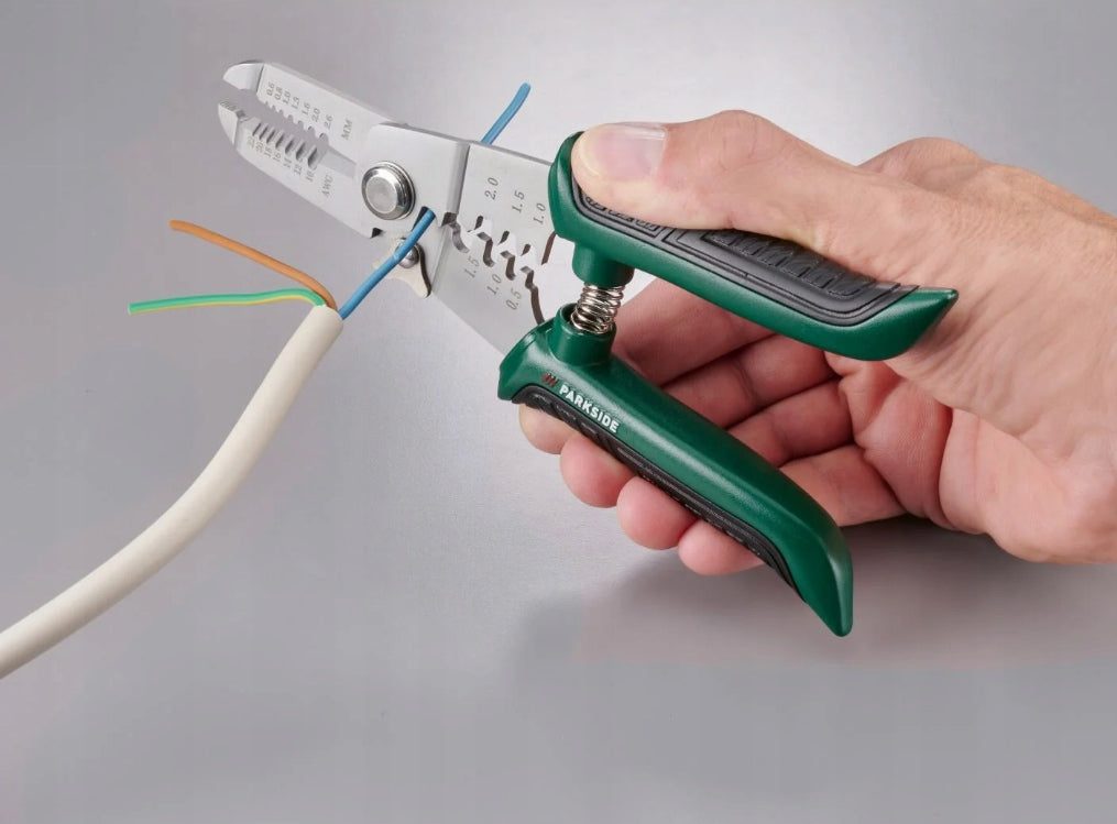 PARKSIDE Wire Strippers 200 mm (AWG 10–22) – Cutting & Crimping