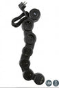 Silvercrest | FlexiPower Modular 5-Way Socket & Dual USB Extension Lead - Black