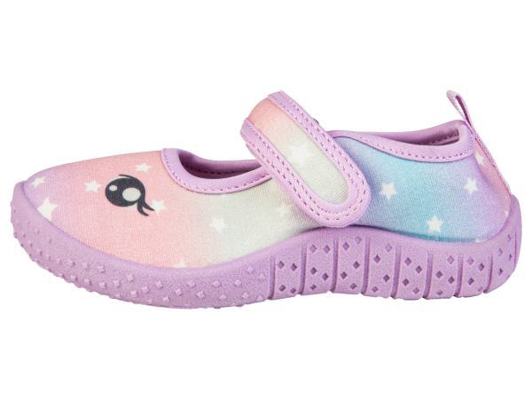Kids' Pastel Star & Character Mary Jane Water Shoes – Pink & Rainbow