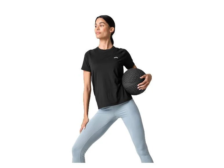 Crivit® Ladie's short sleeve sports top (black)