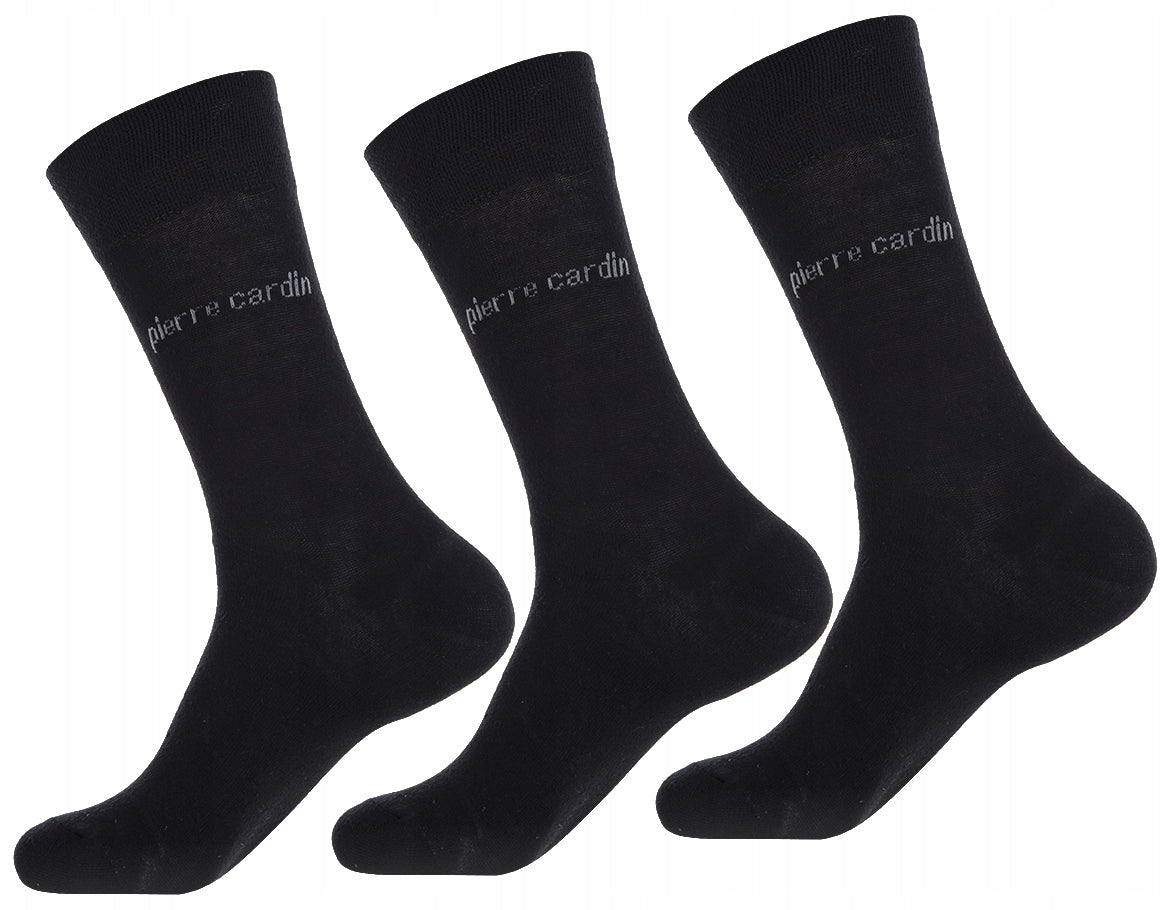 Pierre cardin men socks set of 3 (Black)
