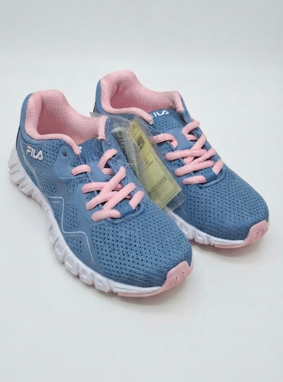 Fila Youth Mesh Performance Sneakers – Blue & Pink