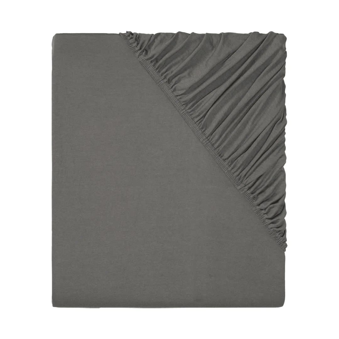 Livarno Home Jersey stretch sheet 180-200x200 (King, Grey)