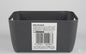 JES Collection® Minimalist Plastic Storage Basket with Cut-Out Handles | Desk & Home Organizer