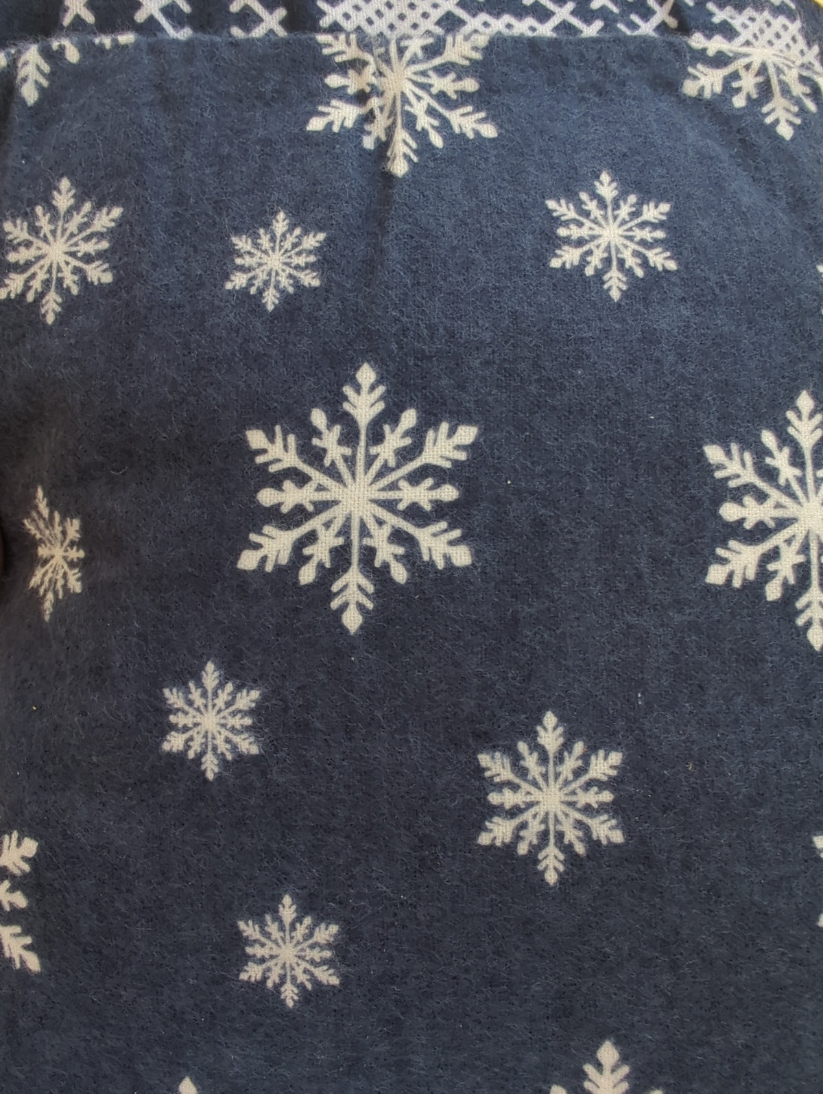 Fine Flannel WINTER Reversible Bedding Set,  100% Cotton with Zipper, Oeko-Tex