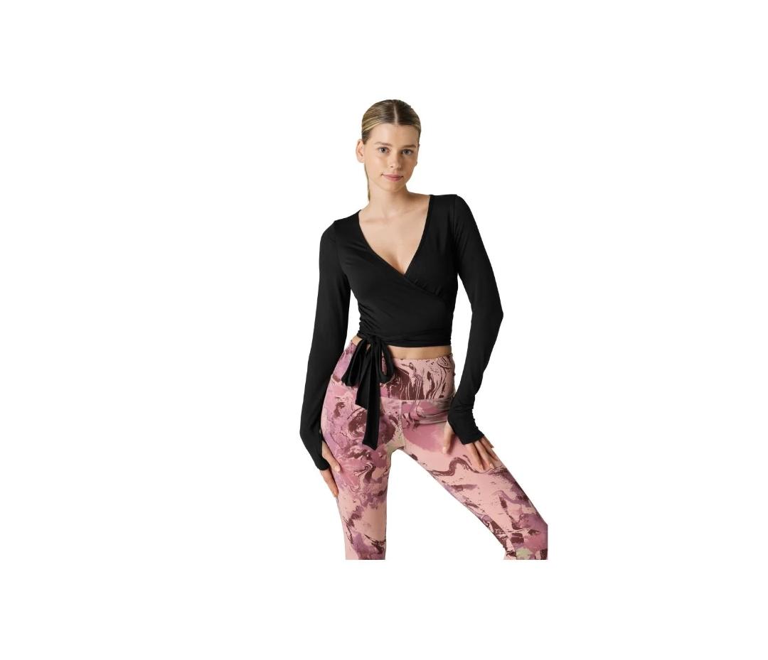 Crivit Women's Functional Crop Top (Black)