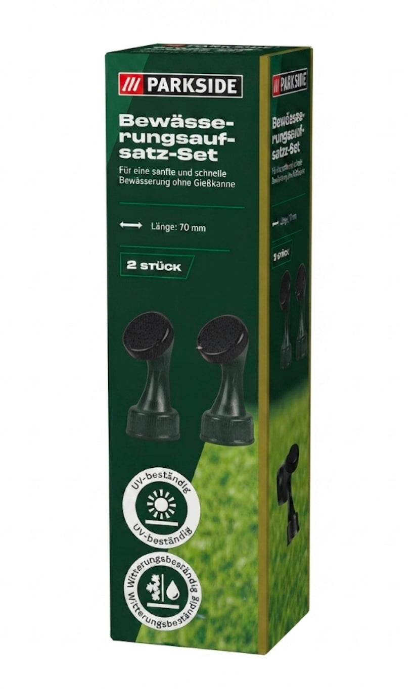 PARKSIDE Watering Attachment Set - 2 Pieces, Length: 70 mm, UV & Weather Resistant