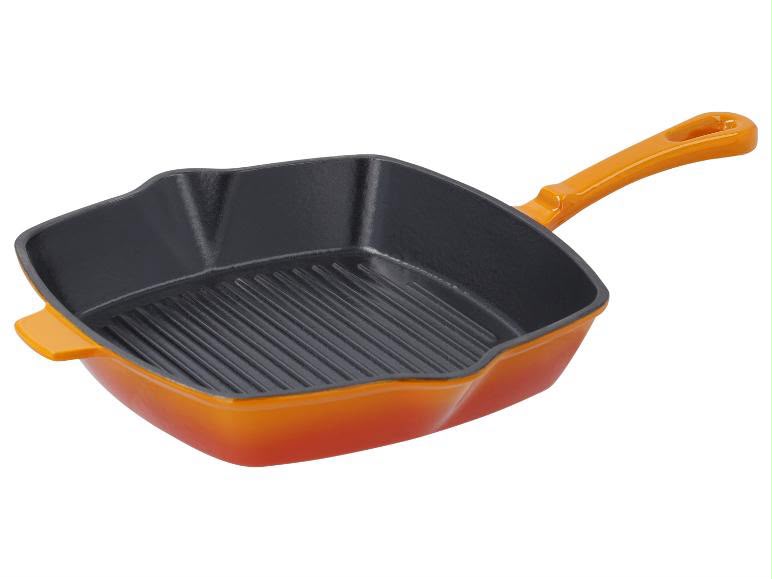 SilverCrest® Premium cast iron griddle pan