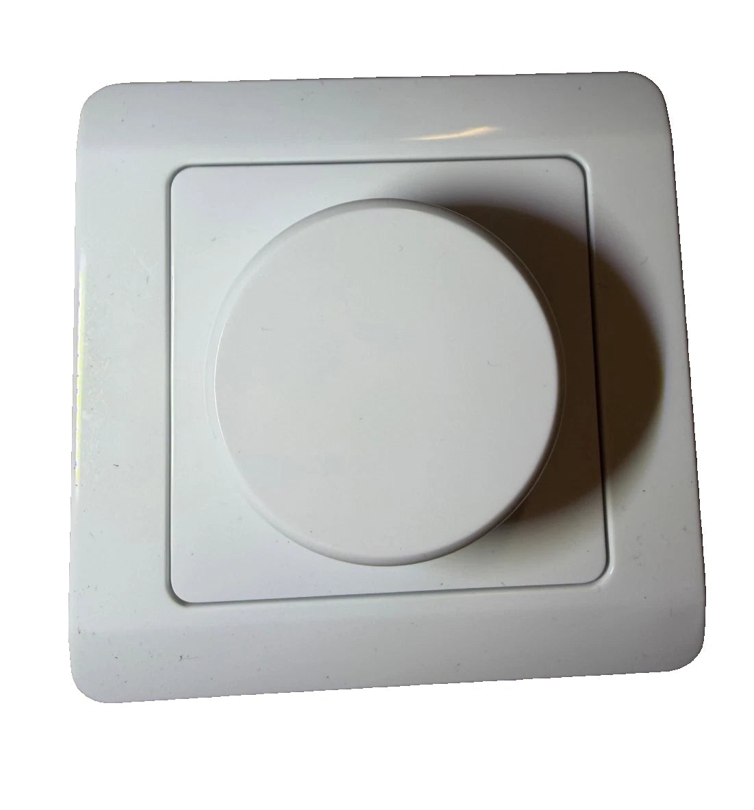 Powerfix White Light Switch/Dimmer with Frame