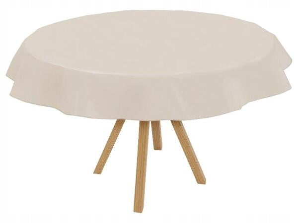 Washable, waterproof tablecloth with edging on the surface, approx. 160 cm