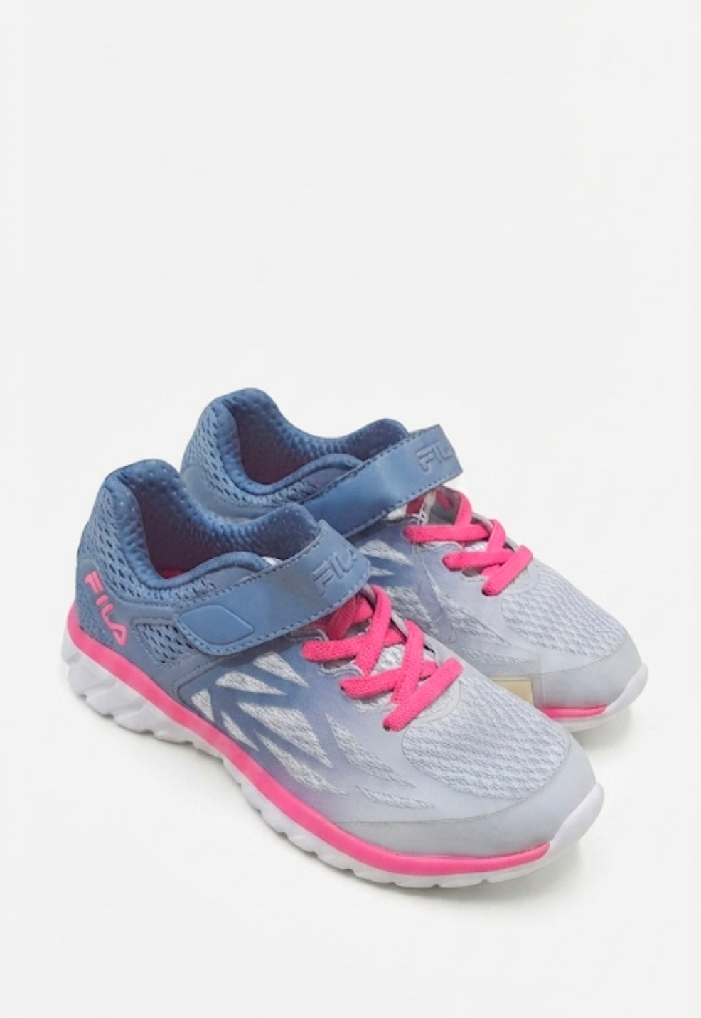 Fila Kids' Athletic Running Shoes – Blue and Pink