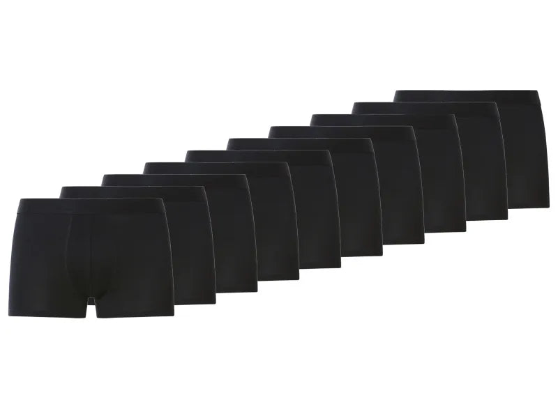 Esmara men's black boxers 10 pack