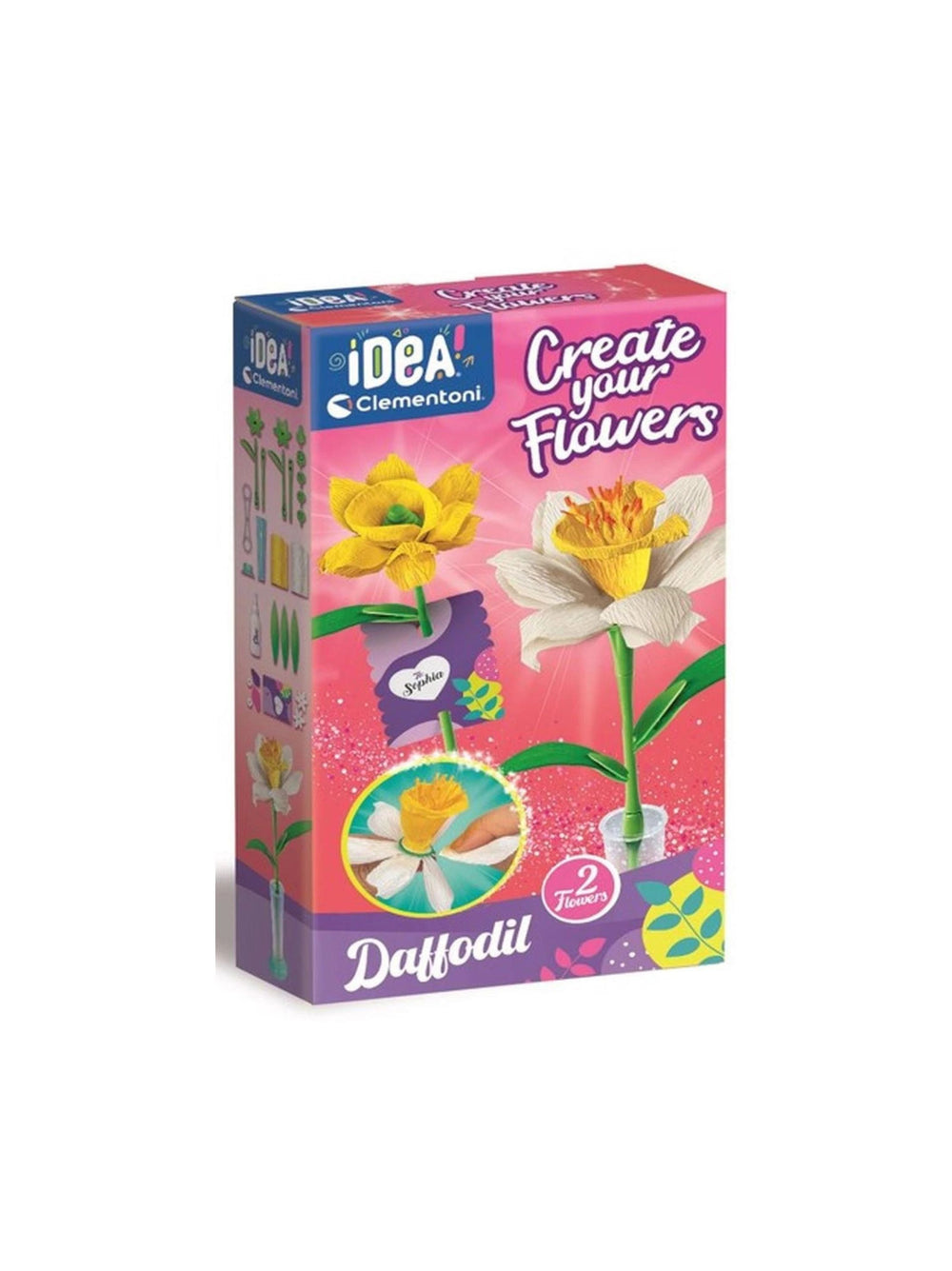 Clementoni IDEA daffodil Flower Create your own flower