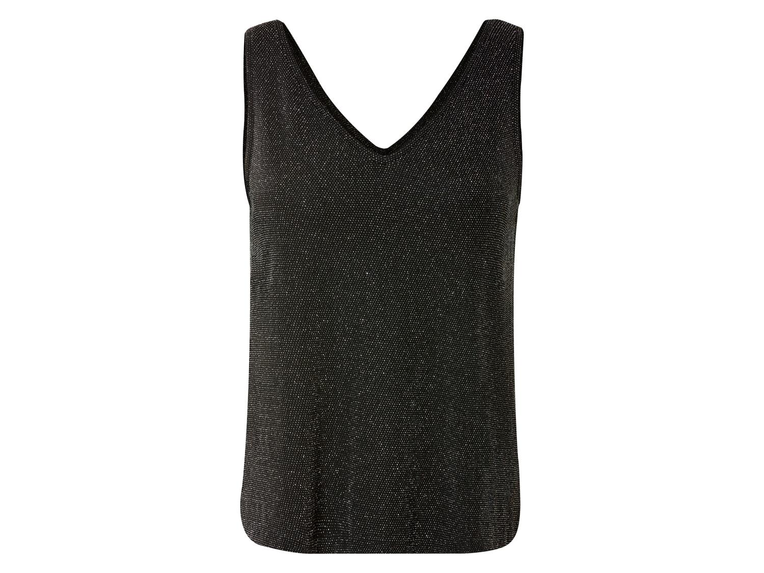 Women's Glitter Effect Top Esmara® (Black)