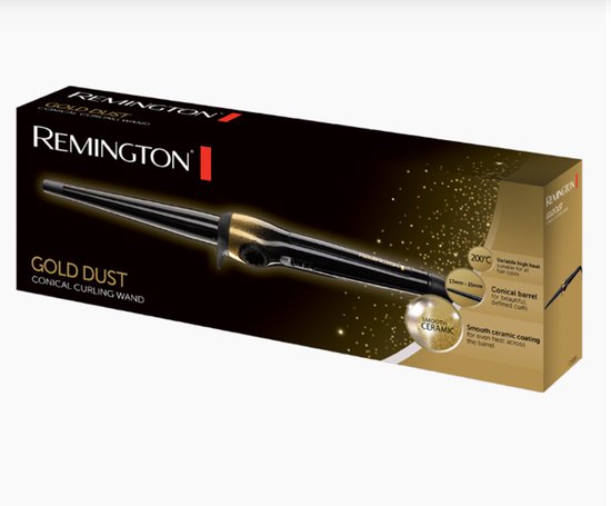 REMINGTON® gold dust Luxe Curling Iron CI5208