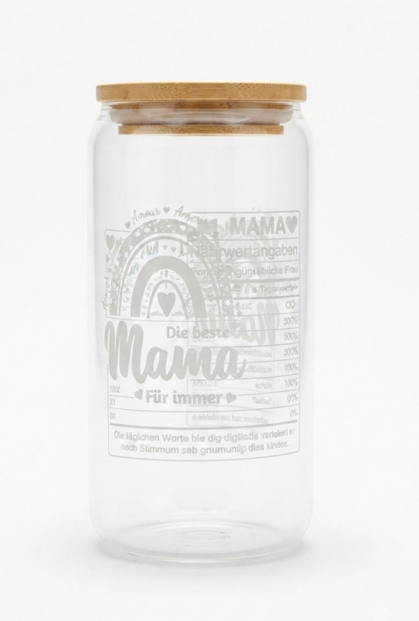 Glass Tumbler - German Text