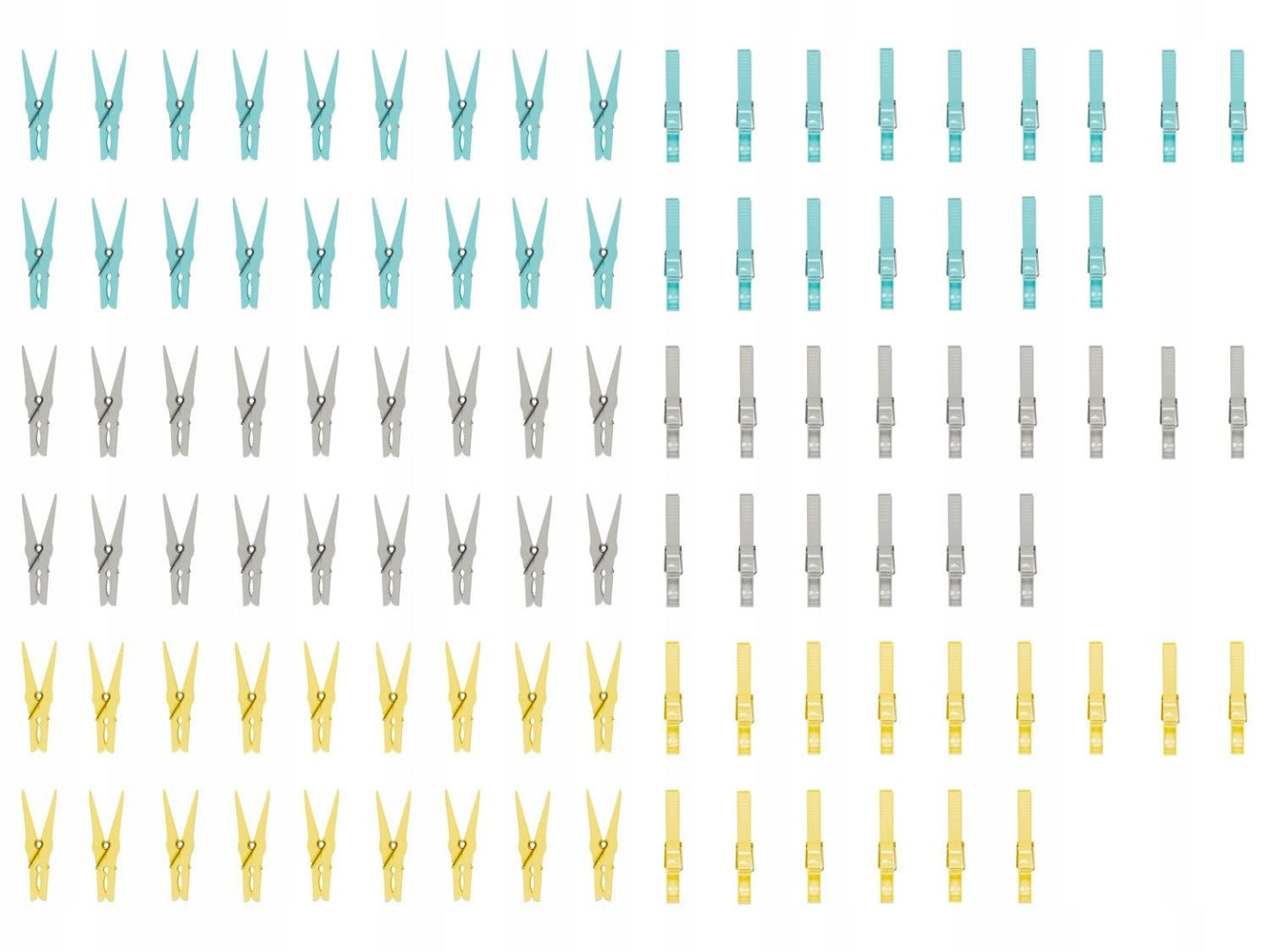 Aquapur® clothes pegs 100 pieces