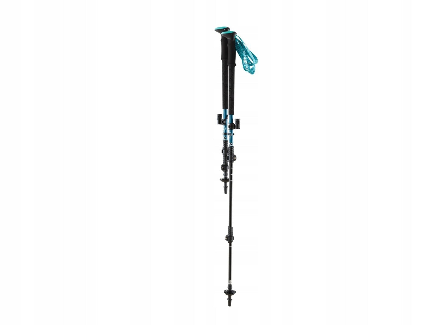Crivit® nordic walking trekking poles, adjustable, telescopic, foldable, 100-135CM