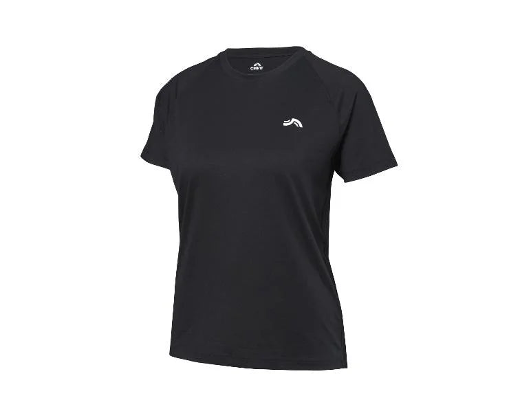 Crivit® Ladie's short sleeve sports top (black)
