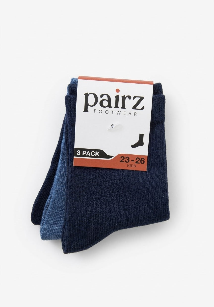 Pairz| kids socks set of 3 pairs
