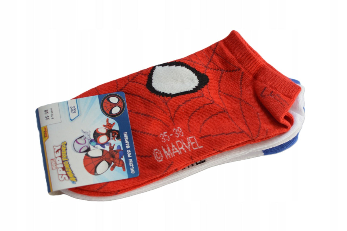 Marvel kids trainer socks (spider man)