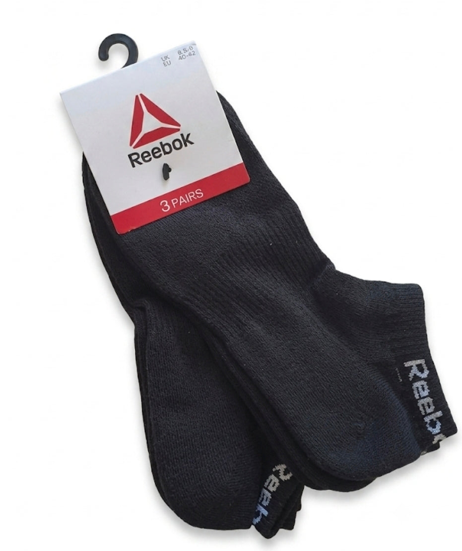 Reebok set of 3 black socks