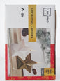 Livarno Home Geometric Star Christmas Candles - 2-Pack Festive Holiday Decor