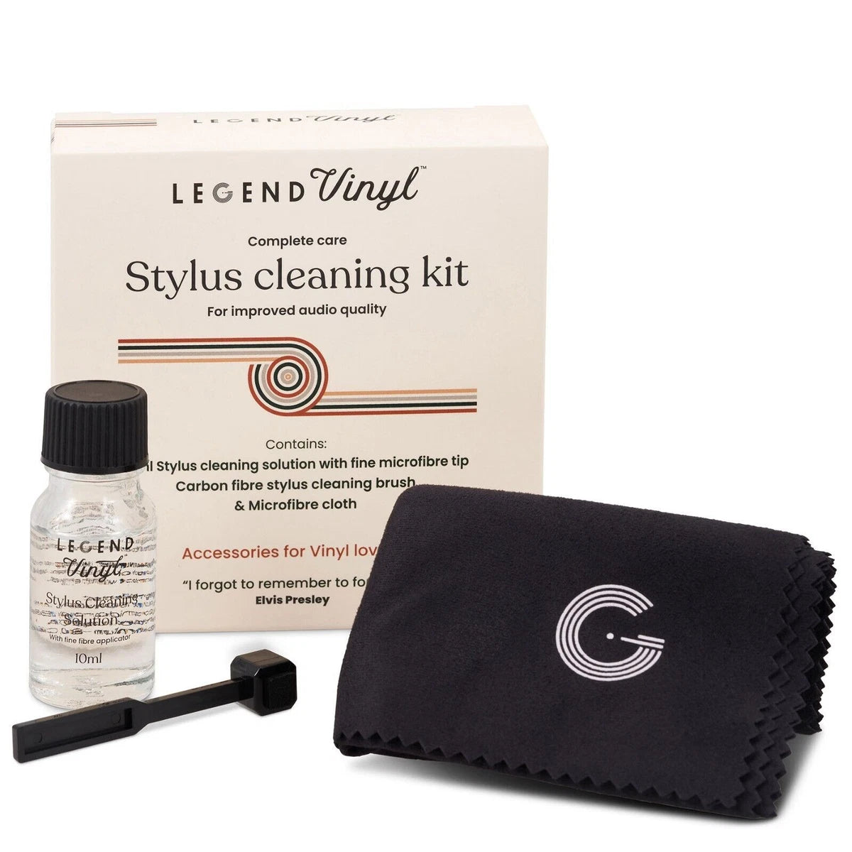 Lengend vinyl complete care stylus cleaning kit for improved audio quality