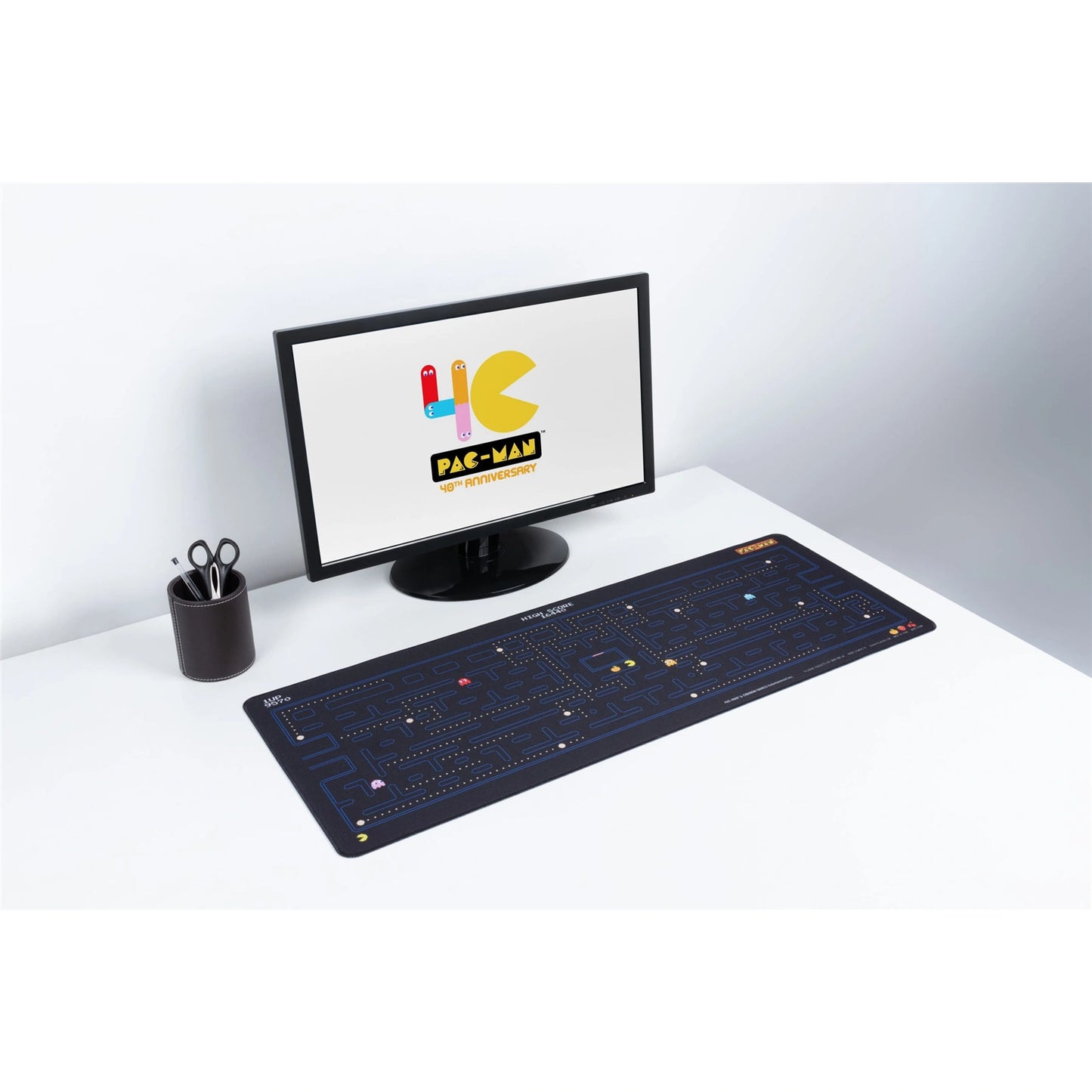 Mouse pad, Pac-man, professional, gaming and desktop, non-slip XL model, waterproof, 80x30 cm