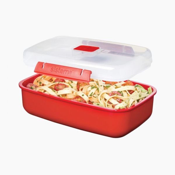 Sistema® microwave rectangular lunch box