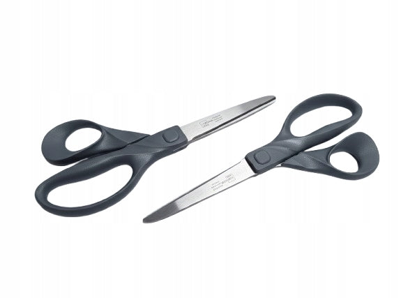 Livarno Home Scissor Set 2 Pieces Multifunctional Stainless Steel grey