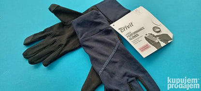 Crivit Ladies' Thermal Performance Touchscreen Gloves - Navy Blue