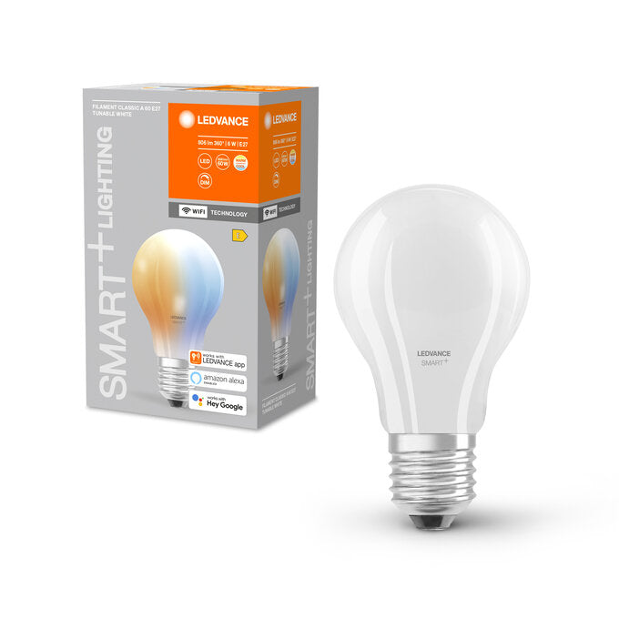 SMART WF A60 TW 6W 827 230V GL FR E27