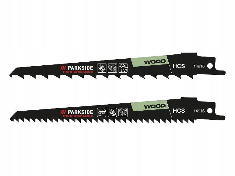 Parkside® sabre saw blade set of 2