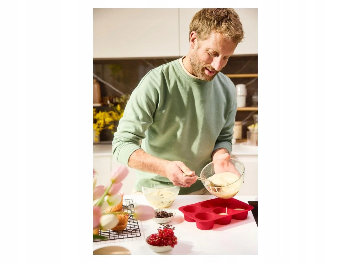 SilverCrest® Silicone Muffin tray
