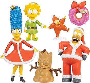 Disney The Simpsons Advent Calendar Christmas Holiday - 24 Days of Surprises with Mystery Characters and Accessories! Approximately 1.5” Inch Scale Action Figures