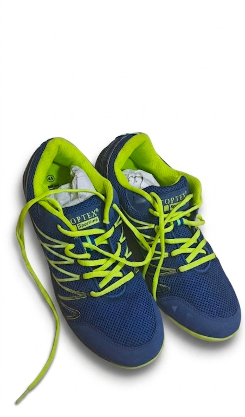 حذاء رياضي رجالي Toptex Sportline شبكي – أزرق وأخضر نيون