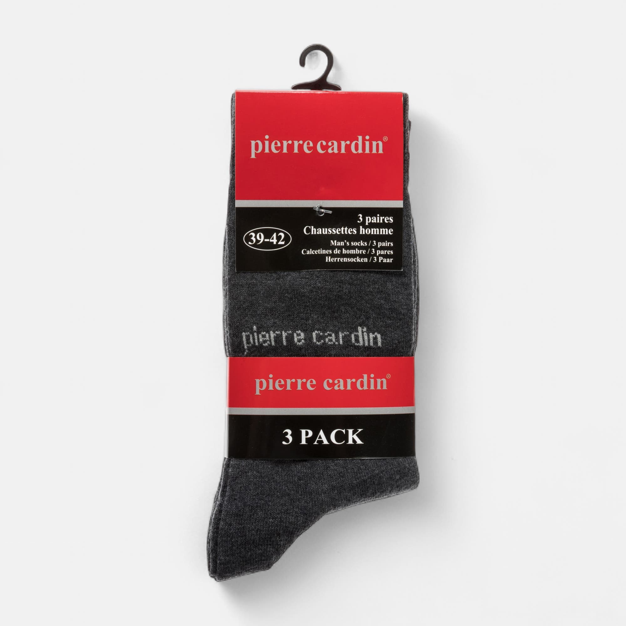 Pierre cardin men socks set of 3 (Grey)