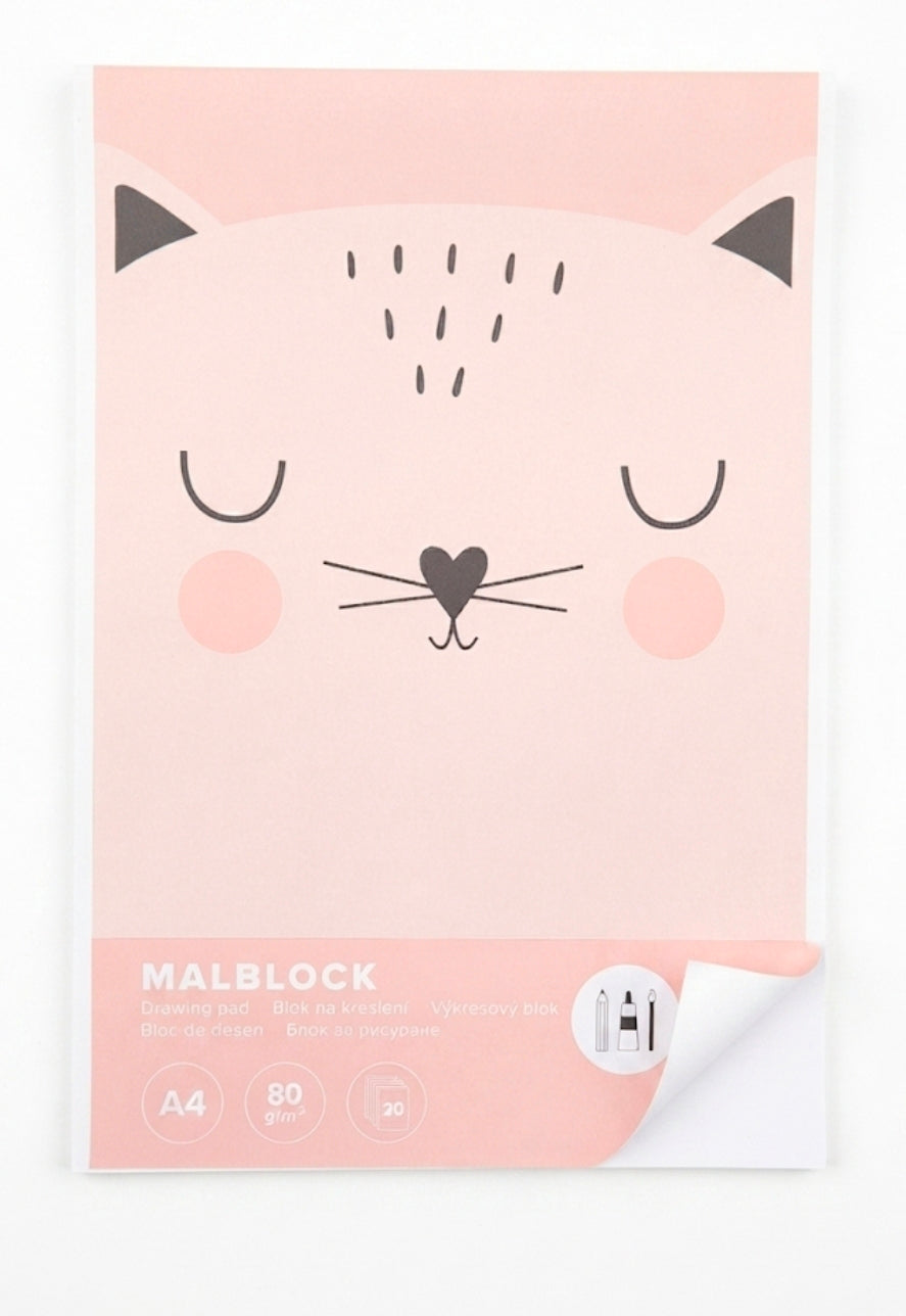 A4 Drawing Pad / Sketchbook – 20 Sheets, 80 g/m²