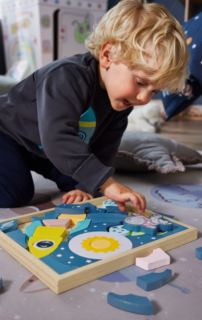 Playtive Wooden Space Puzzle