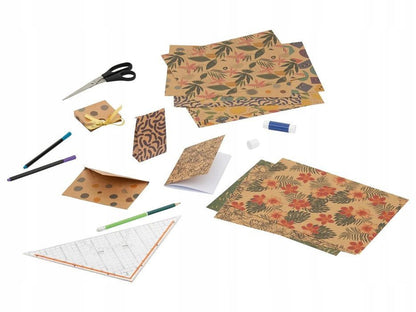 CRELANDO® Cardboard and paper For Scrapbooking, Handmade Craft. Set Of 20 A4 Sheets.