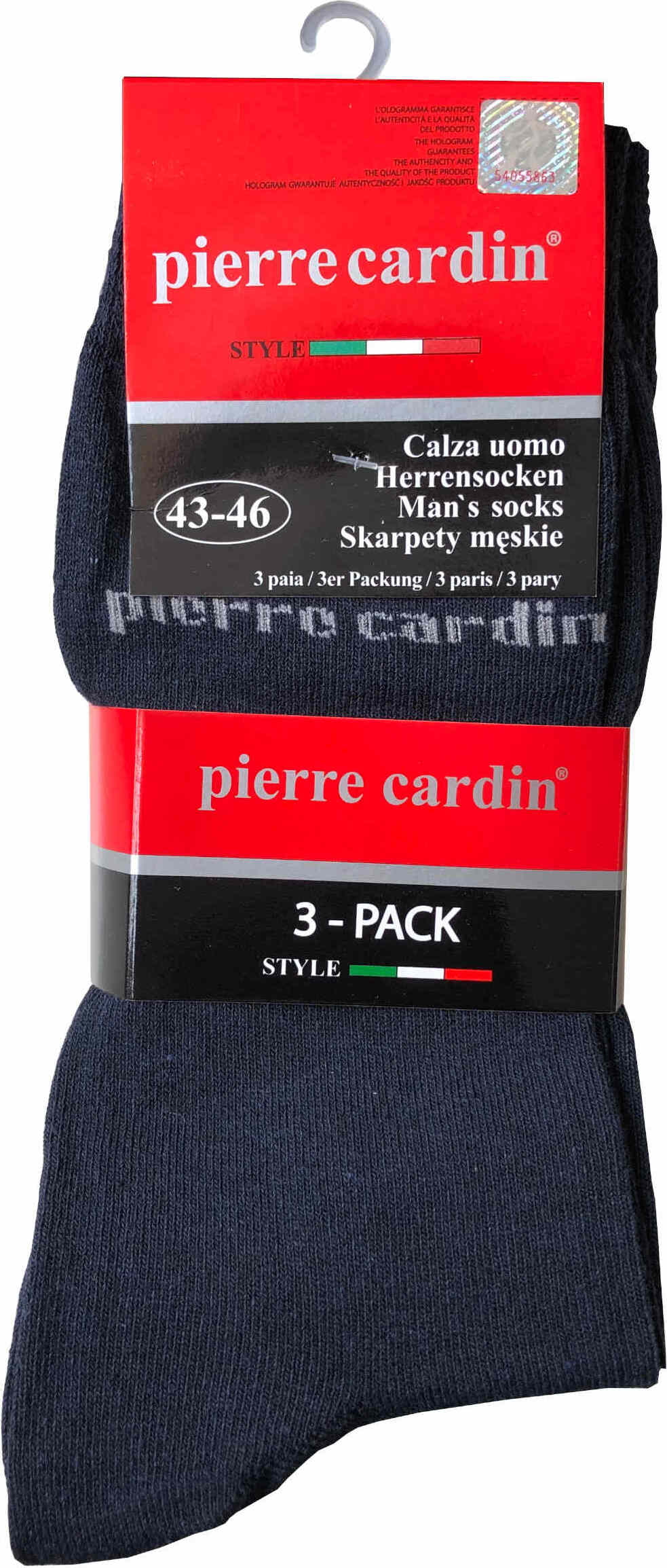 Pierre cardin men socks set of 3 (navy)